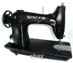 Antique industrial Singer 95K10 heavy duty sewing machine 95-10 DENIM LEATHER