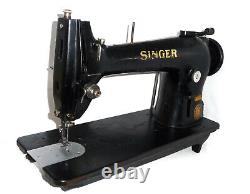 Antique industrial Singer 96K44 heavy duty sewing machine canvas DENIM LEATHER