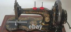 Antique sewing machine SINGER 128 K Mother of Pearl