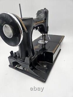 Antique singer featherweight sewing machine