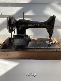 Antique singer sewing machine