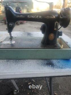 Antique singer sewing machine