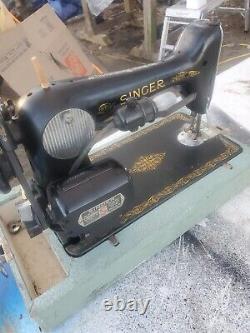 Antique singer sewing machine