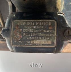 Antique singer sewing machine