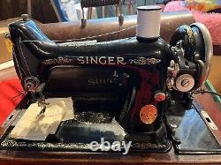 Antique singer sewing machine 1927