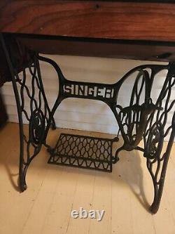 Antique singer treadle sewing machine