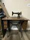 Antique Treadle Singer Sewing Machine 1910