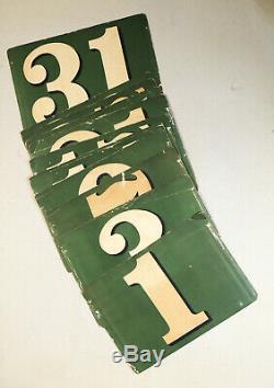 Antique vtg 1890s-1910 SINGER Sewing Machine TIN SIGN Perpetual CALENDAR Passaic