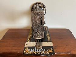 Beautiful 1906 Singer Treadle Sewing Machine Head 27 Pheasant Sews Perfect