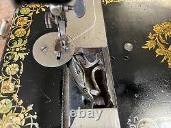 Beautiful 1906 Singer Treadle Sewing Machine Head 27 Pheasant Sews Perfect