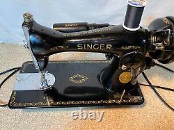 Beautiful 1947 Singer Sewing Machine 15-90 Serviced and cleaned Fully Tested