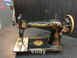 Beautiful Antique Singer Sewing Machine Head Only Sphinx early 1900s