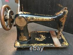 Beautiful Antique Singer Sewing Machine Head Only Sphinx early 1900s