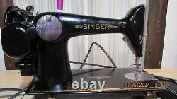 Beautiful Singer Vintage Model 201 Gear Driven Machine