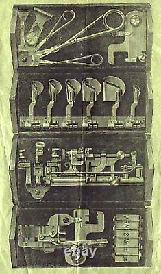 COMPLETE! RRefinished Singer Sewing Machine 1889 Oak Puzzle Box Style 7 VS2