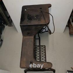 Cast iron Singer 29 K industrial sewing machine treadle base stand