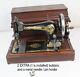 Coffin Case 1911 Singer 28(k) 28 Antique Vs Hand Crank Sewing Machine 128 27 127