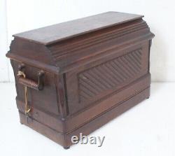 Coffin Case 1911 Singer 28(k) 28 Antique VS Hand Crank Sewing Machine 128 27 127