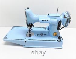 Desk Dave's BABY BLUE Singer Featherweight 221 Sewing Machine