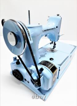 Desk Dave's BABY BLUE Singer Featherweight 221 Sewing Machine