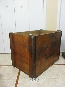 ENORMOUS Antique Wooden Singer Sewing Machine Shipping Crate Made In To Table