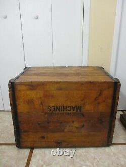 ENORMOUS Antique Wooden Singer Sewing Machine Shipping Crate Made In To Table