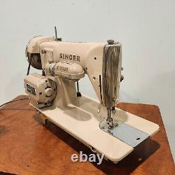 Excellent 1950s Singer Sewing Machine 191 B Fully Tested Sews Amazing France