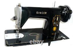 FINE Antique vintage SINGER 15M sewing machine leather denim canvas 15K 201K