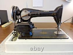 FULLY SERVICED 1931 SINGER 66 Sewing Machine Leather, Denim, Canvas