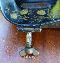 Fiddle Base 1884 Singer Improved Family Sewing Machine Interesting & Very Rare