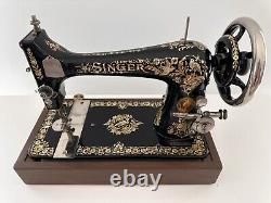 Gorgeous 1904 Singer 27 Pheasant Sewing Machine Treadle Head Fully Tested Atq