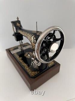 Gorgeous 1904 Singer 27 Pheasant Sewing Machine Treadle Head Fully Tested Atq