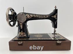 Gorgeous 1904 Singer 27 Pheasant Sewing Machine Treadle Head Fully Tested Atq