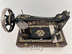 Gorgeous 1904 Singer 27 Pheasant Sewing Machine Treadle Head Fully Tested Atq