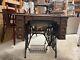 Gorgeous Antique Singer Sewing Machine With Cabinet/table From 1930s