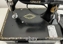 HTF Vintage The Singer Model 24-80 Chain Stitch Sewing Machine Foot Pedal Runs