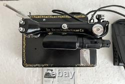 HTF Vintage The Singer Model 24-80 Chain Stitch Sewing Machine Foot Pedal Runs