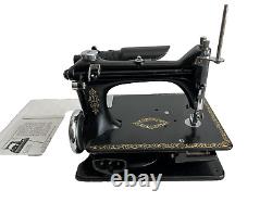 HTF Vintage The Singer Model 24-80 Chain Stitch Sewing Machine Foot Pedal Runs