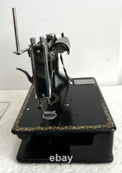 HTF Vintage The Singer Model 24-80 Chain Stitch Sewing Machine Foot Pedal Runs