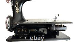 HTF Vintage The Singer Model 24-80 Chain Stitch Sewing Machine Foot Pedal Runs