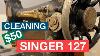 How I Cleaned My 50 Singer 127 Sphinx Sewing Machine