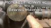 How To Rewire A Vintage Sewing Machine Singer 15