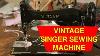 How To Thread A Vintage Singer Sewing Machine 1920s 1930s 1940s 1950s