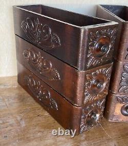 Lot Of 6 Antique Singer Sewing Machine Drawers