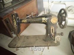 Lot Of 6 Plus Antique Sewing Machines Singer Fleetwood Sears Not Tested