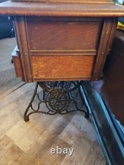 Make Me An Offer! Antique 1900's Treadle Singer Sewing Cabinet ONLY No Machine