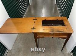Mid Century Modern Singer Sewing Table