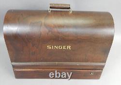Nice 1927 Working Electric Singer Sewing Machine Model 99 Bentwood Case Antique