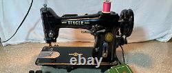 Nice 1952- 206k Singer ZigZag Sewing Machine Serviced, cleaned and tested