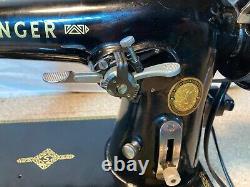 Nice 1952- 206k Singer ZigZag Sewing Machine Serviced, cleaned and tested